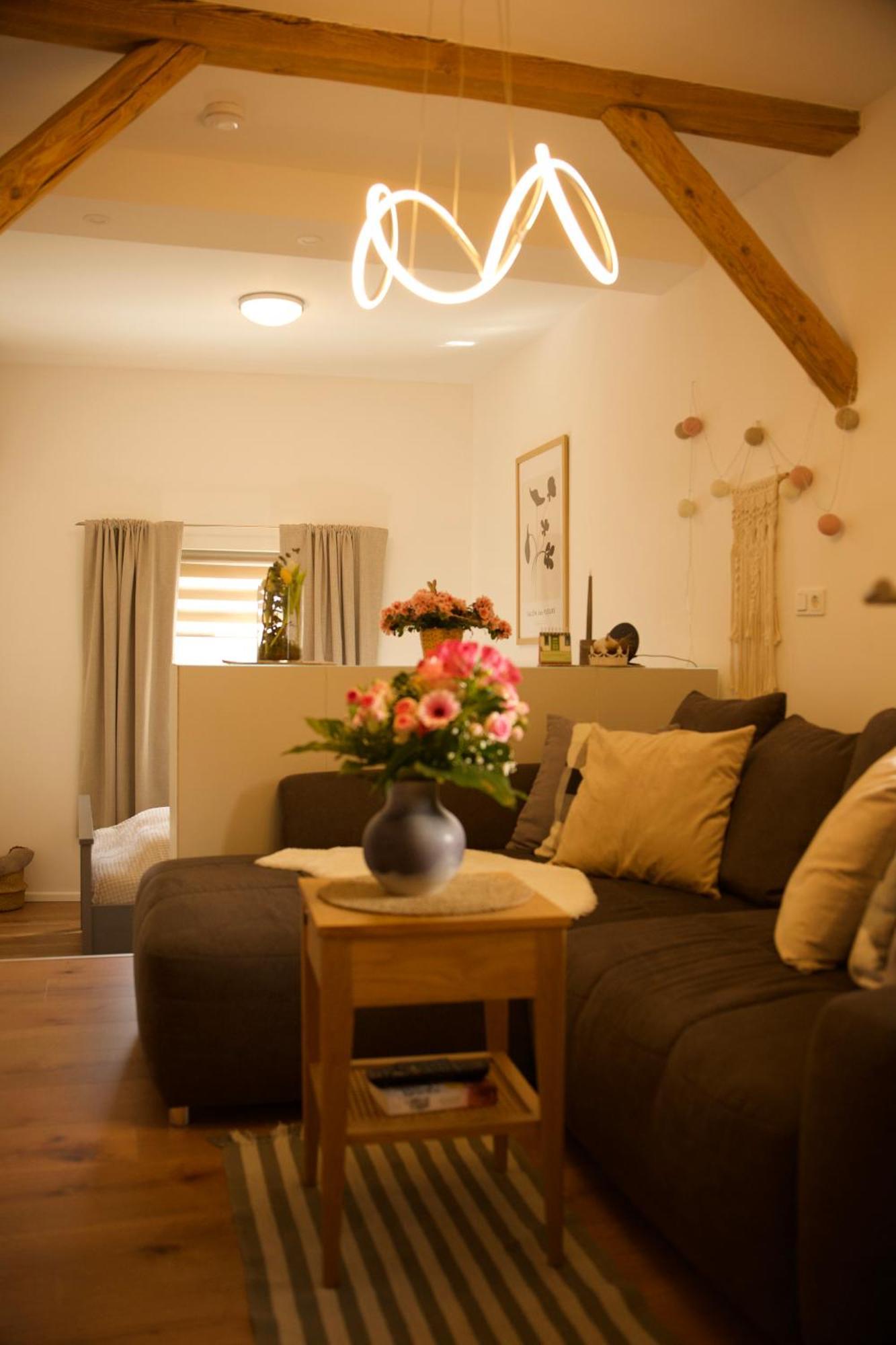 Charmantes Luxus Maisonette- Apartement 바트헤르스필드 외부 사진