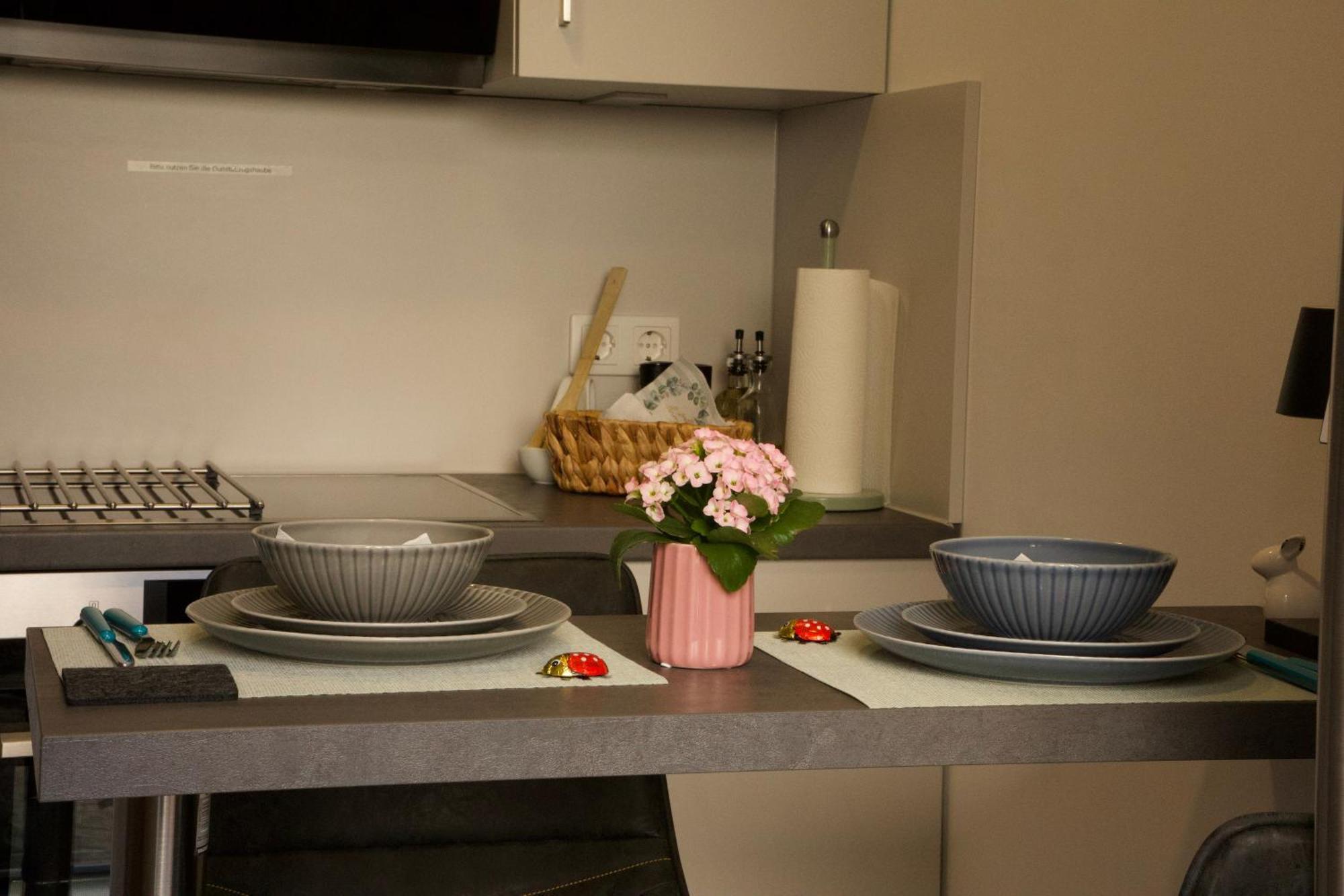 Charmantes Luxus Maisonette- Apartement 바트헤르스필드 외부 사진