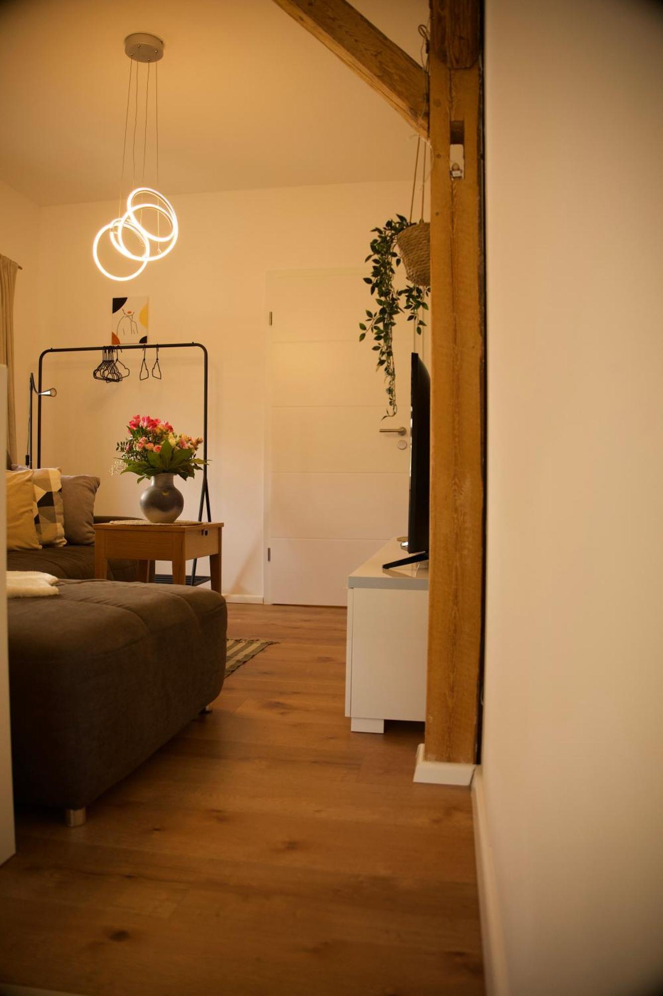 Charmantes Luxus Maisonette- Apartement 바트헤르스필드 외부 사진