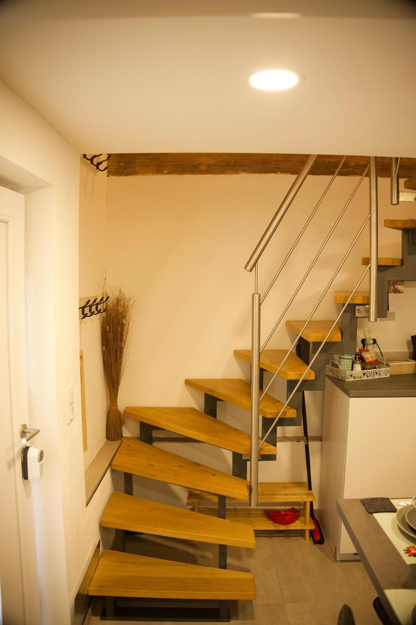 Charmantes Luxus Maisonette- Apartement 바트헤르스필드 외부 사진