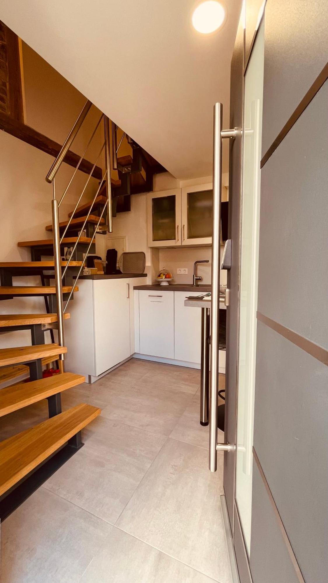 Charmantes Luxus Maisonette- Apartement 바트헤르스필드 외부 사진