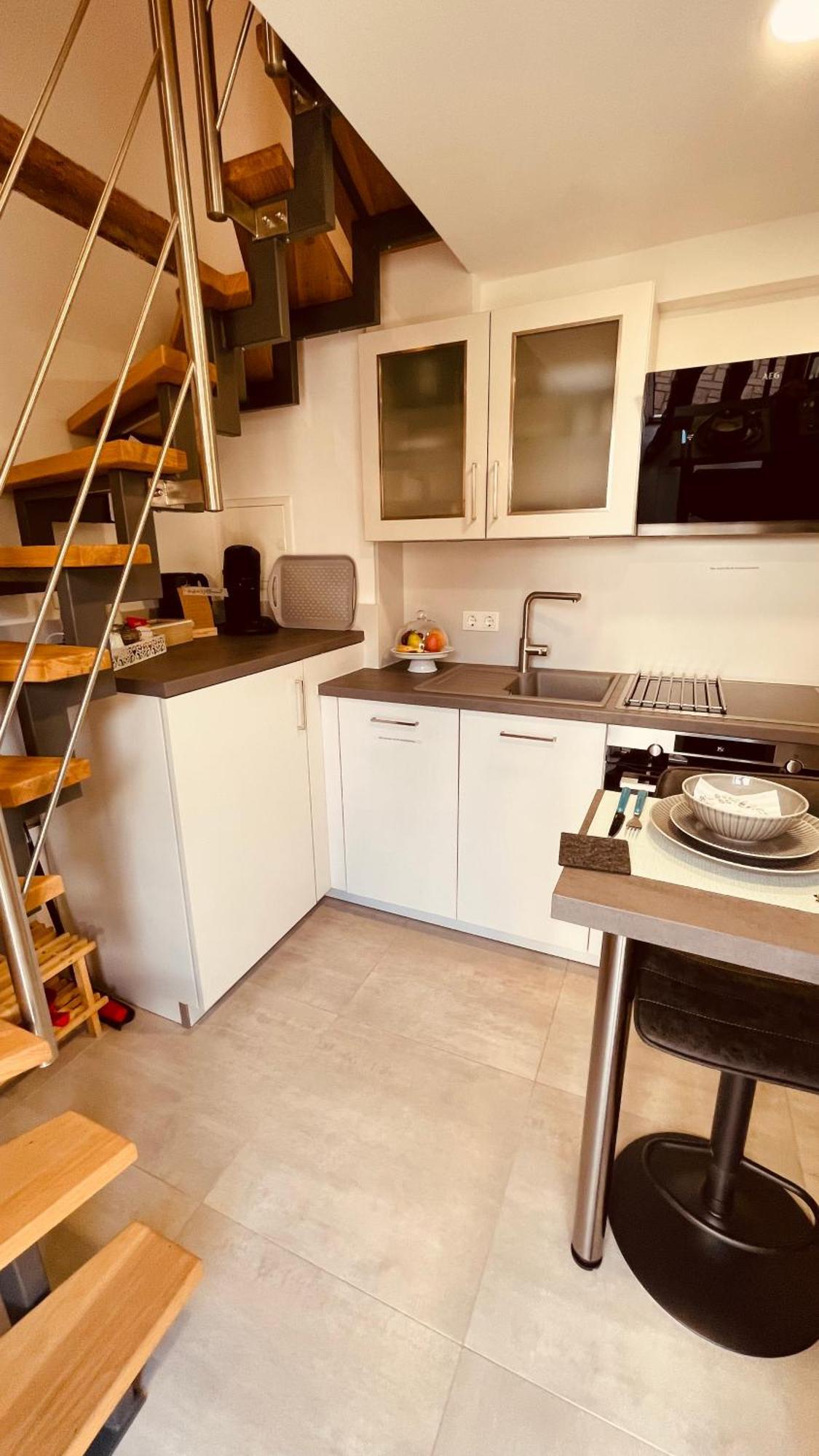 Charmantes Luxus Maisonette- Apartement 바트헤르스필드 외부 사진