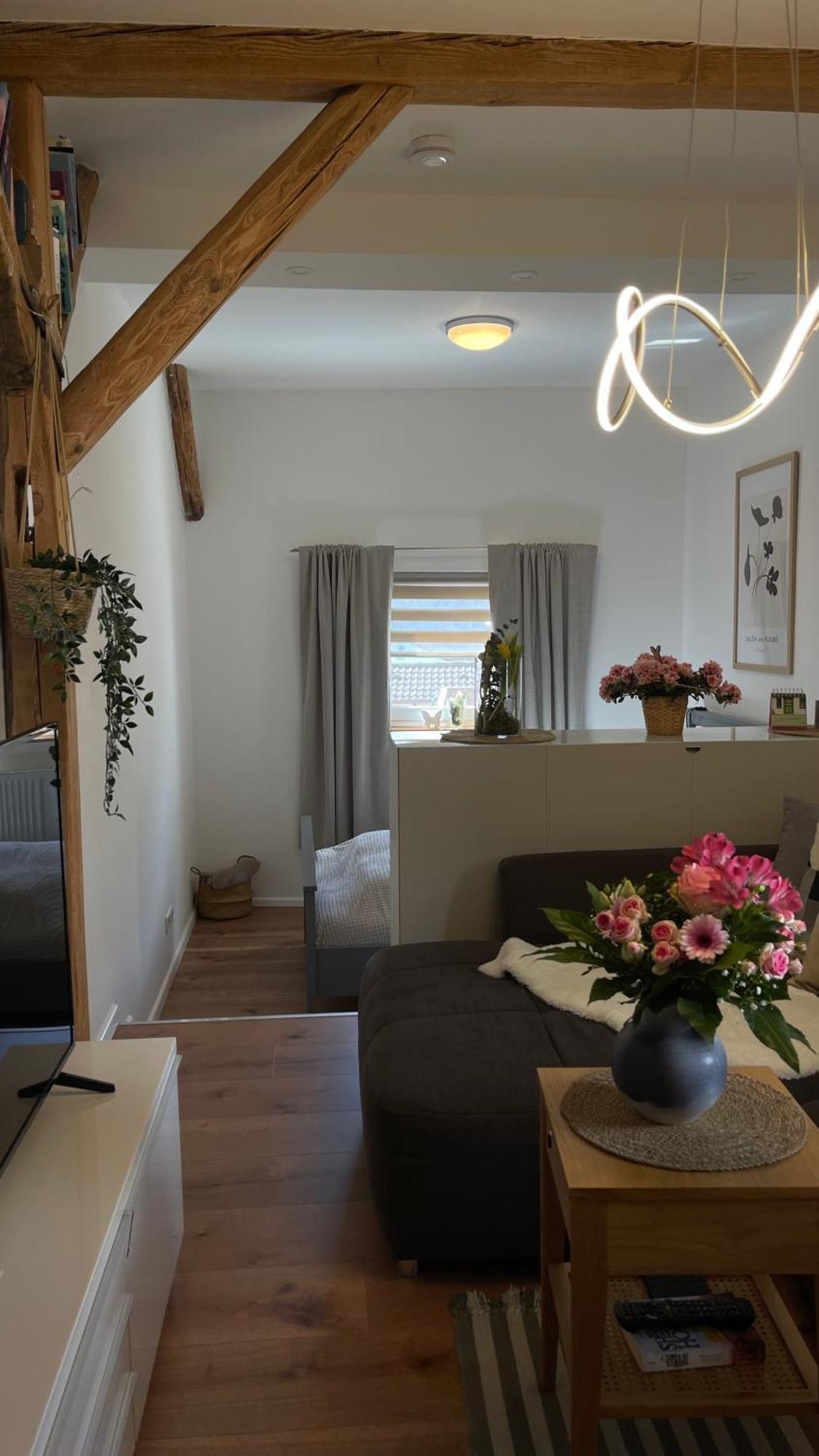 Charmantes Luxus Maisonette- Apartement 바트헤르스필드 외부 사진