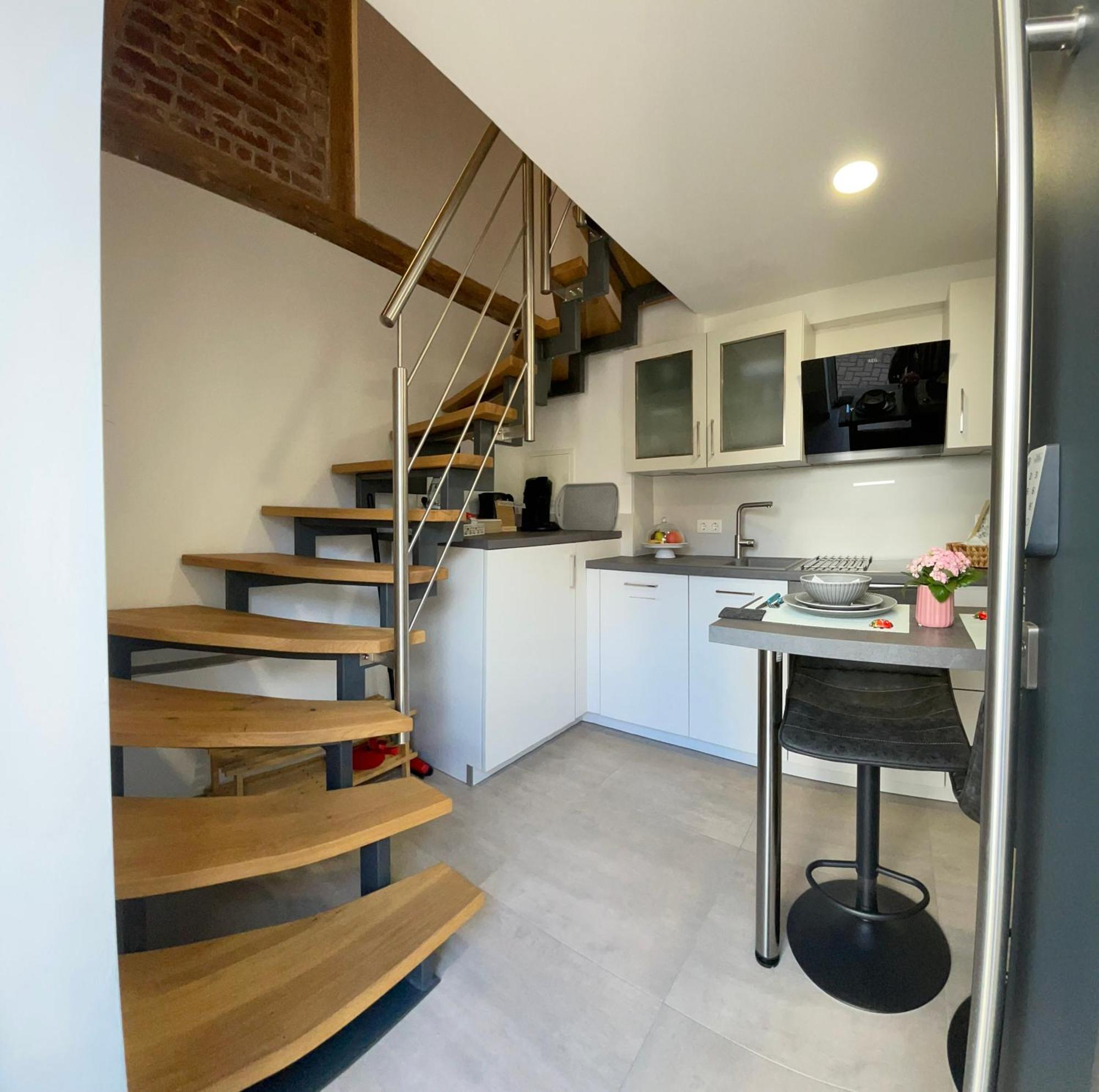 Charmantes Luxus Maisonette- Apartement 바트헤르스필드 외부 사진